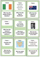 Vorschau - Spiele - I have... Who has Fragespiel Landeskunde USA Great Britain Australia - Seite 3
