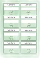 Vorschau - Stationenlernen - Freebie Wortkartenvorlage für die Wörterkartei - Seite 2