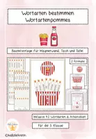 Vorschau - Arbeitsblätter - Wortartenpommes - Deckblatt