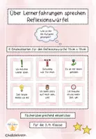 Vorschau - Bildkarten - Über Lernerfahrungen sprechen - Reflexionswürfel - Deckblatt