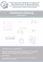 Vorschau - Arbeitsblätter - Tabellenbuchübung: Metalltechnik inkl. Lösung - Deckblatt