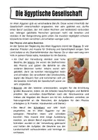 Vorschau - Arbeitsblätter - Der Aufbau der ägyptischen Gesellschaft - Seite 1