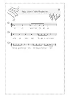 Vorschau - Arbeitsblätter - Hejo, spann den Wagen an - mehrstimmiger Musiziersatz (traditionelle Notation) - Seite 2
