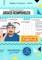 Vista previa - Hojas de trabajo - PROPUESTA INICIO CLASES Juegos Rompehielo - Portada