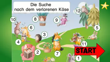 Vorschau - Arbeitsblätter - Interaktive Lesespurgeschichte Tiere - Seite 3