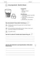 Vorschau - Arbeitsblätter - Unterrichtseinheit Wasser Aggregatzustände - Deckblatt