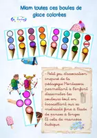 Aperçu - Jeux - miam toutes ces boules de glaces colorées - Page de couverture