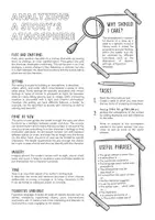 Vorschau - Arbeitsblätter - Analyzing atmosphere am Beispiel "The Hunger Games" - Deckblatt
