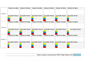 Vista previa - Hojas de trabajo - RUTINA DE TRABAJO SEMANAL TRABAJO EN MESA ESTACIONES TEACCH actualizado - página 2