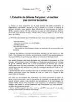 Aperçu - Fiches - L’industrie de défense française : un secteur pas comme les autres. - Page 2