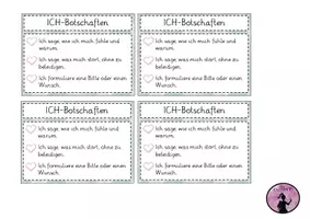 Vorschau - Arbeitsblätter - Konflikte lösen: Problemlösegespräch, Plakat ICH-Botschaften & Beispielsituationen (Materialpaket Sozialtraining) - Seite 2