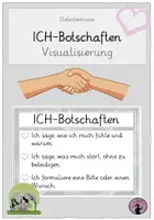 Vorschau - Poster - ICH-Botschaften (friedliche Konfliktlösung) Plakat - Deckblatt