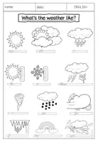 Vorschau - Arbeitsblätter - ENGLISH Materialpaket Bundle WEATHER Sequenz - Seite 3