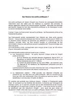 Aperçu - Fiches - Qui finance les partis politiques ? - Page 2