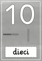 Vorschau - Poster - Zahlenplakate 10 - 100 (Italienisch) - Seite 1