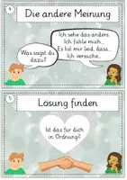 Vorschau - Präsentationen/Tafelbilder - Sozialtraining - Problemlösegespräch / Konflikte lösen (Anleitung mit Formulierungshilfen) - Seite 3