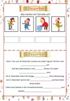 Vorschau - Arbeitsblätter - Adventskalender 3./4. Klasse Last Minute - Seite 2