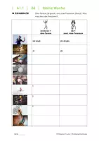 Vorschau - Unterrichtsreihen - DaZ-Kurs A1.1-04 Meine Woche/ Satzbau/ Konjugation - Seite 3