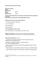 Vorschau - Stundenentwürfe - Unterrichtsentwurf Sport - UV - Zirkeltraining - Deckblatt