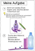 Vorschau - Mal- und Bastelvorlagen - Bastelanleitung: Upcycling Laterne - Tintenfisch - Seite 2