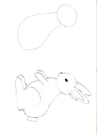 Vorschau - Aufgabenkarten - Hase Tierzeichnung Schritt-für-Schritt - Seite 1