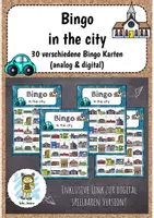 Vorschau - Spiele - Bingo - in the city (analog + digital) - Deckblatt