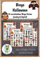 Vorschau - Spiele - Bingo - Halloween (analog + digital) - Deckblatt