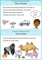 Vorschau - Fördermaterial/Inklusion - Wimmelbuch-Schreibkartei "Wortebene" (Wimmelbild Kartei) - Seite 2
