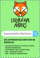 Vorschau - Arbeitsblätter - Bierschaumzerfall untersuchen & Auswertung - Deckblatt