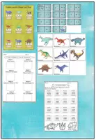 Vorschau - Arbeitsblätter - Mathe an Stationen im Dinoland Wiederholung ZR 1000 - Seite 1