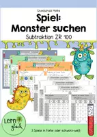 Vorschau - Arbeitsblätter - Materialpaket: Monster suchen - Seite 1