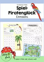 Vorschau - Arbeitsblätter - Spiel: Piraten-Glück (Einmaleins) - Deckblatt
