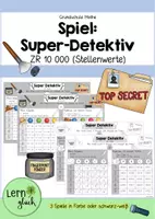 Vorschau - Arbeitsblätter - Materialpaket: Super-Detektiv - Seite 1