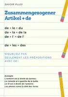 Vorschau - Poster - Lernplakat zusammengezogener Artikel + de - Deckblatt