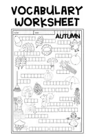Vista previa - Hojas de trabajo - Autumn / Fall - Vocabulary Worksheet - página 1