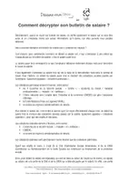 Aperçu - Fiches - Comment décrypter son bulletin de salaire ? - Page 1