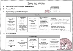 Vorschau - Arbeitsblätter - Satz der Woche - für Fortgeschrittene - Seite 3