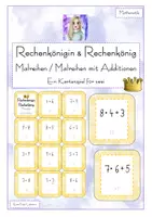 Vorschau - Spiele - SPARPAKET - Spiele - Rechenkönigin & Rechenkönig ZR100 - Malreihen, Additionen, Subtraktionen - Seite 1