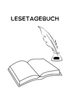 Vorschau - Arbeitsblätter - Lesetagebuch mit Stationen universell einsetzbar - Seite 1