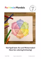 Vorschau - Mal- und Bastelvorlagen - FarbkreisMandala / ColorWheelMandala - Deckblatt