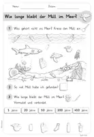 Vorschau - Arbeitsblätter - Müll im Meer - Arbeitsblatt und Tafelmaterial - Seite 2
