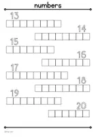 Vorschau - Arbeitsblätter - Picture Dictionary numbers Englisch Grundschule - Seite 3