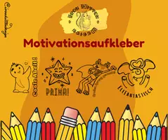 Vorschau - Mal- und Bastelvorlagen - Motivationsaufkleber für jeder/German Reward Sticker Free - Deckblatt