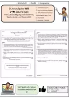 Vorschau - Klassenarbeiten - Schulaufgabe 2 - Gymnasium - Oberstufe 12 - WR - Deckblatt