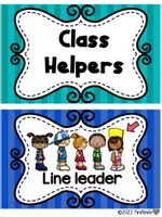 Vista previa - Decoración del aula - EDITABLE Class helper cards - página 1