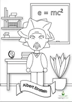 Vorschau - Mal- und Bastelvorlagen - 1 Einstein - Wissenschaftler*innen im Laufe der Jahrhunderte - Deckblatt