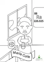 Vorschau - Mal- und Bastelvorlagen - 4 Marie Curie Ausmalvorlag - Wissenschaftler*innen im Laufe der Jahrhunderte - Deckblatt