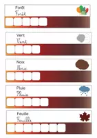 Aperçu - Feuilles d'exercices - Ecriture sur le thème de l'automne - Page 2
