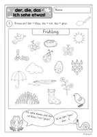 Vorschau - Arbeitsblätter - AB-Sammlung (Frühling) - Seite 1