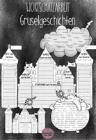 Vorschau - Arbeitsblätter - Wortschatzarbeit Gruselgeschichten - Deckblatt